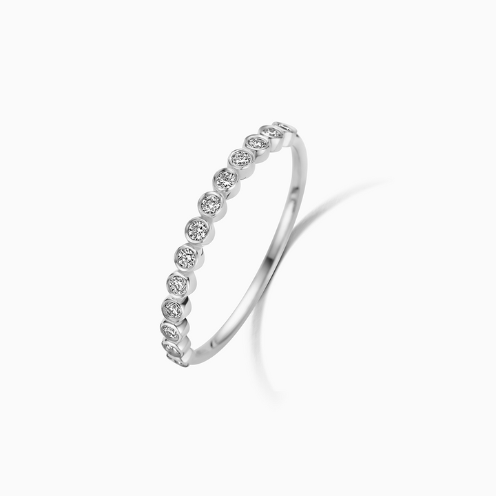 Gold Bubble Ring - Textured Statement Ring for Women