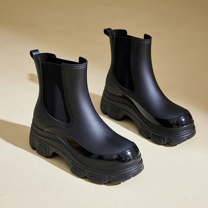 Chelsea Ankle Boots with Chunky Sole for Women