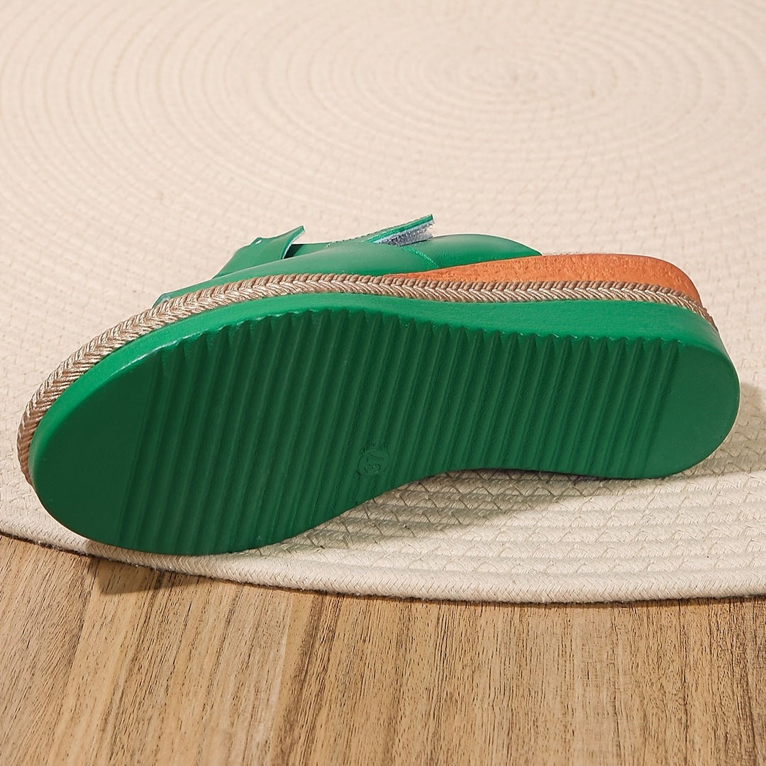 Platform Wedge Sandals for Women - Adjustable Espadrille Sandals