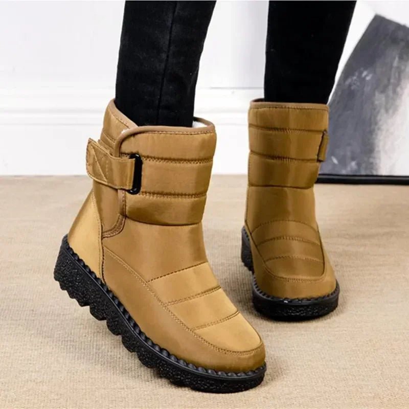 Waterproof Winter Boots for Women with Chunky Sole
