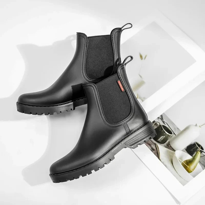 Waterproof Chelsea Rain Boots for Women