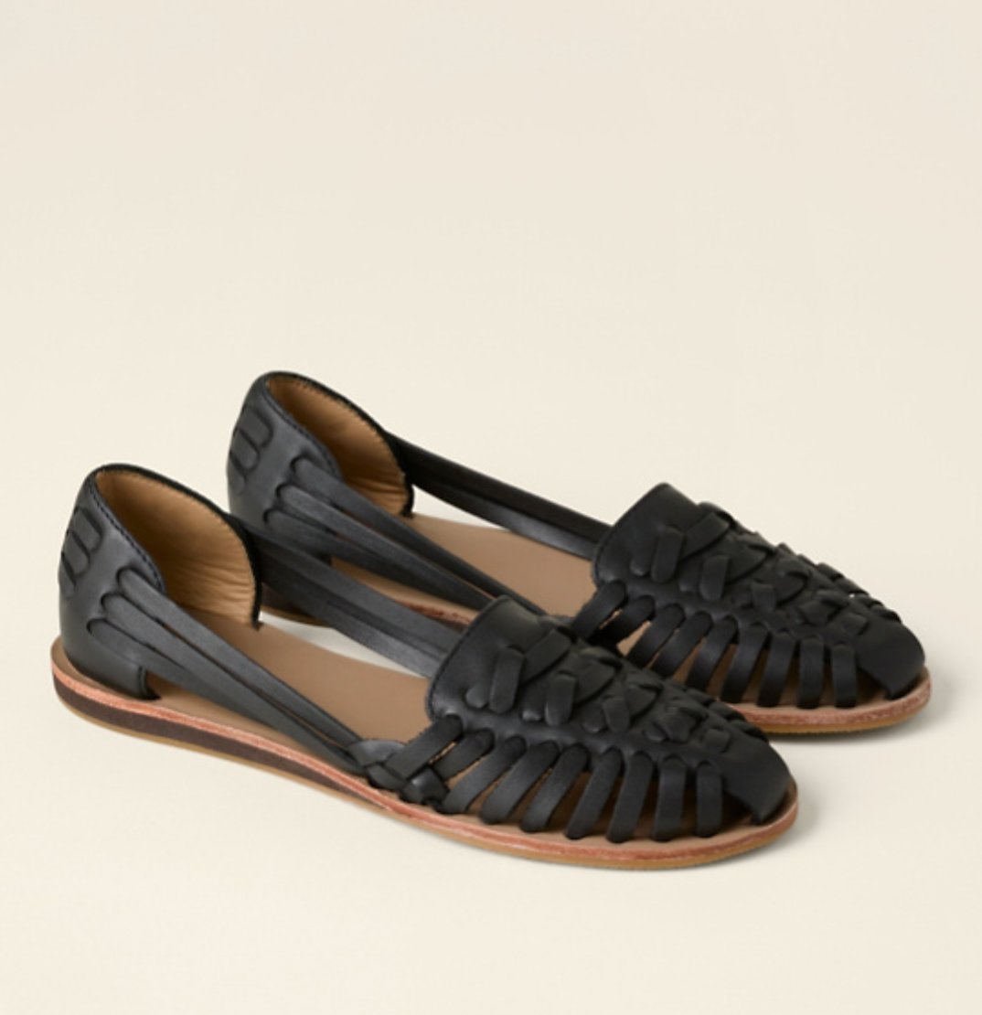 Woven Closed-Toe Sandals for Women | Slip-On Flat Sandals