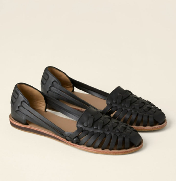 Woven Closed-Toe Sandals for Women | Slip-On Flat Sandals