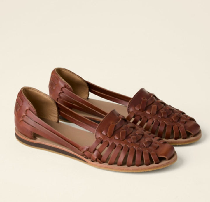 Woven Closed-Toe Sandals for Women | Slip-On Flat Sandals