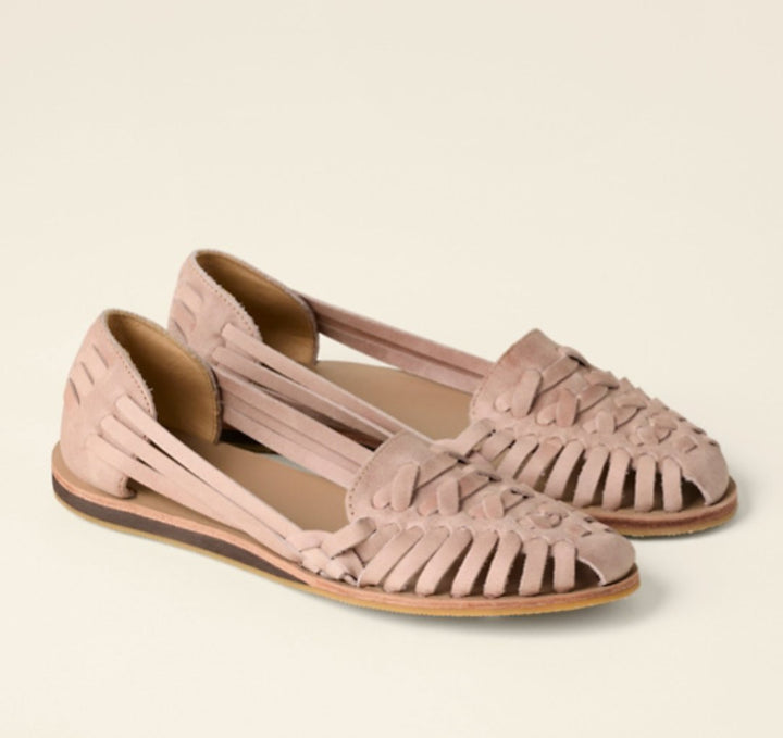 Woven Closed-Toe Sandals for Women | Slip-On Flat Sandals